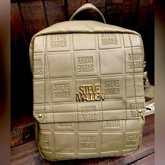 STEVE MADDEN BTAMPA LOGO NEW WEB backpack with tassel fringe detachable  detail